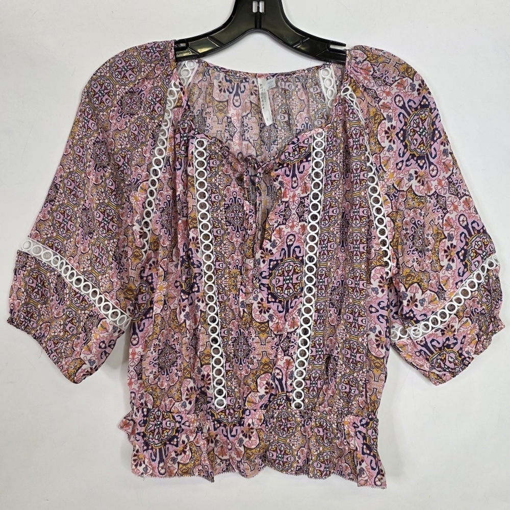 Seafolly Aztec Print Boho Top